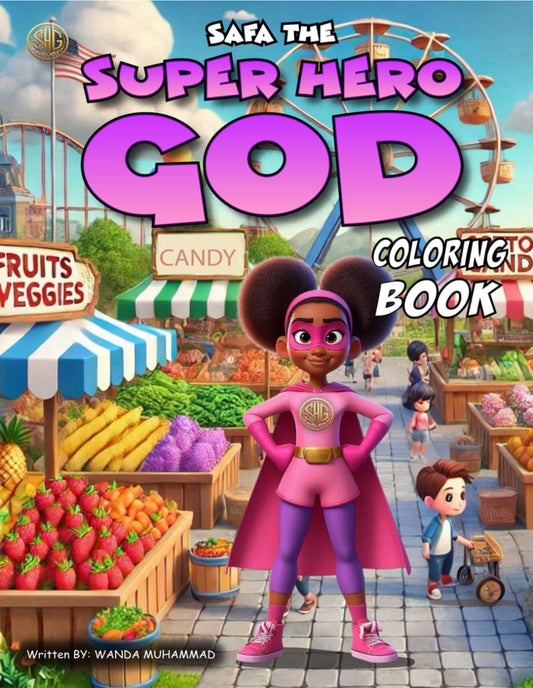 Safa The Super Hero God Coloring Book
